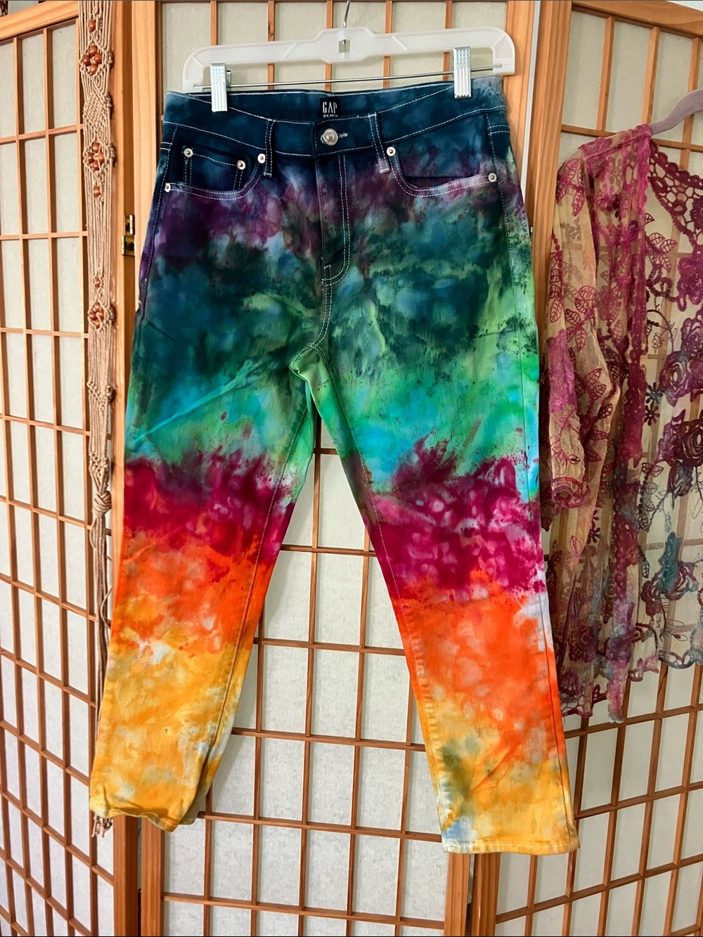 HAND DYED GAP Best Girlfriend Style Denim Jeans 29 Regular